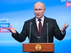 Putin agradece al pueblo ruso por su triunfo electoral