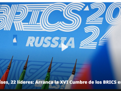 Arrancó XVI Cumbre de los BRICS en Rusia