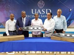 UASD Santiago recibe 100 lámparas LED de la empresa ETED