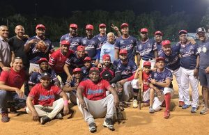 Finalistas en la categoría BB del softbol Distrito Nacional