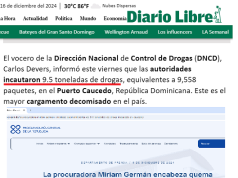 RaYosX: ¿Cuántas toneladas fueron?
