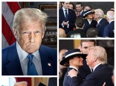 La toma de posesión de Trump… Caminando y masticando