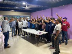 Dirigentes políticos juran apoyo a Francisco Javier García