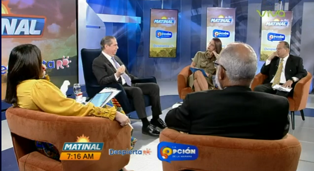 Francisco Javier García en la entrevista de los medios del Grupo telemicro.