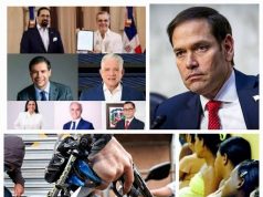 El paseo de Marco Rubio… Caminando masticando