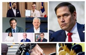El paseo de Marco Rubio… Caminando masticando