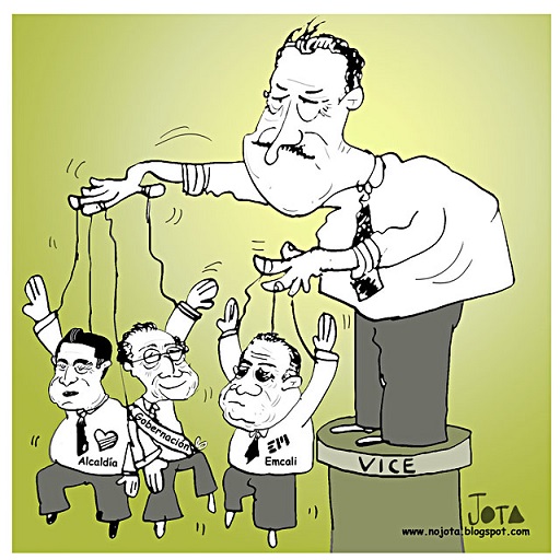 LOS HILOS DEL PODER, CARICATURAS DE JOTA.