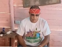 Denuncian la Barrick secuestra celular de dirigente comunitario