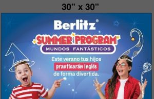 BERLITZ participará en feria de campamentos «nuestros hijos”