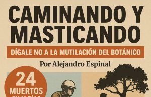 Dígale no a la mutilación del Botánico… Caminando y masticando