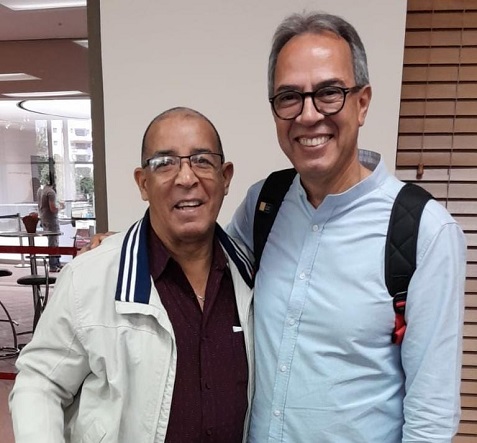 José Mármol junto Mario Crescencio Bulduan.