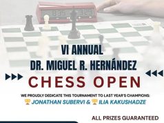 Realizarán Sexto Torneo Abierto de ajedrez en NY