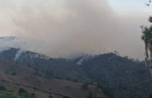 Fuego por más de 5 días consume montañas de La Sierra