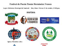 Celebrarán en Tamboril el cuarto Festival de Poesías