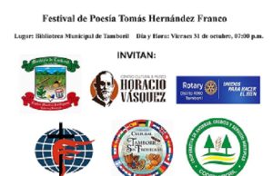 Celebrarán en Tamboril el cuarto Festival de Poesías
