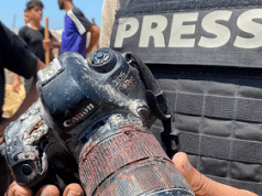67 periodistas asesinados en 2025, casi la mitad en Gaza