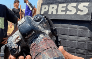67 periodistas asesinados en 2025, casi la mitad en Gaza