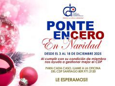 CDP Santiago lanza Campaña “Ponte en cero en Navidad”