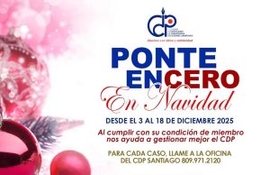 CDP Santiago lanza Campaña “Ponte en cero en Navidad”