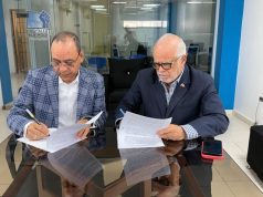 Empresario Ruben Polanco y periodista Fernando Peña firman acuerdo mediático