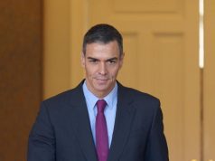 Presidente de España pide paz en Irán