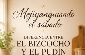 Diferencia entre el bizcocho y el pudín… Mojiganguiando el sábado