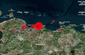 Otra fuerte réplica sacude Venezuela