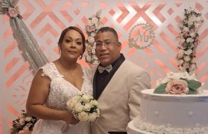 Alexis Rodríguez e Yris Moreta celebran su unión matrimonial