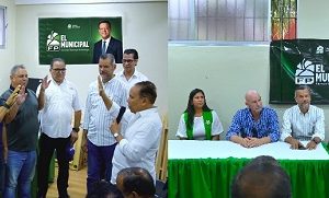 Radhamés Jiménez juramenta en la FP a exdirigentes del PLD en Santiago