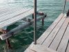 Puente de madera en Playa Juan de Bolaños presenta deterioro y riesgo