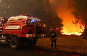 Incendios arrasan más superficie que nunca en Francia