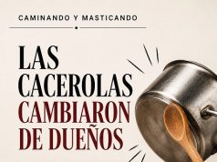 Cacerolas cambiaron de dueños… Caminando y masticando