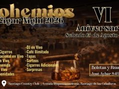 Se acerca sexta edición de Bohemios Cigars Night