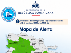 COE mantiene a Santiago en alerta verde por lluvias
